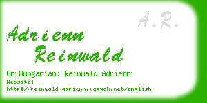 adrienn reinwald business card